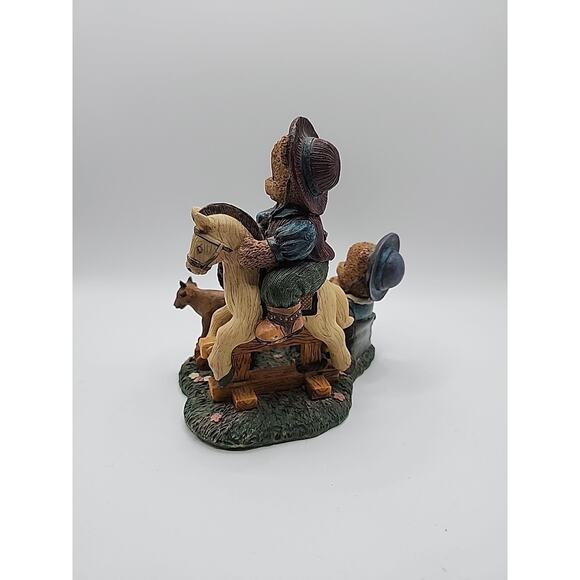 Young's Berry Hill Bears Luke & Zak On The Range VTG 1997 Collectible Figurine - Picture 3 of 6
